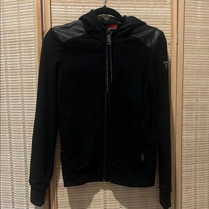 Prada women’s black zip hoodie